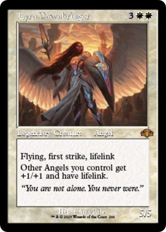 Image for Lyra Dawnbringer (Retro Frame) (266) (Dominaria Remastered) - Magic: The Gathering