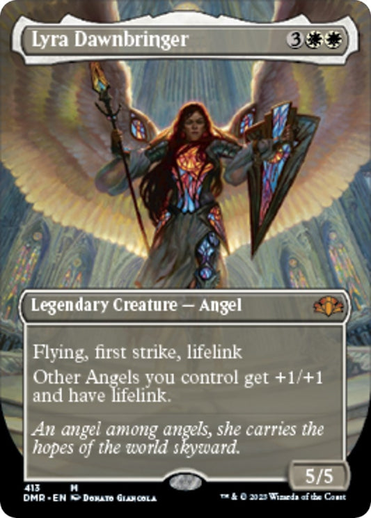 Image for Lyra Dawnbringer (Borderless) (413) (Dominaria Remastered) - Magic: The Gathering