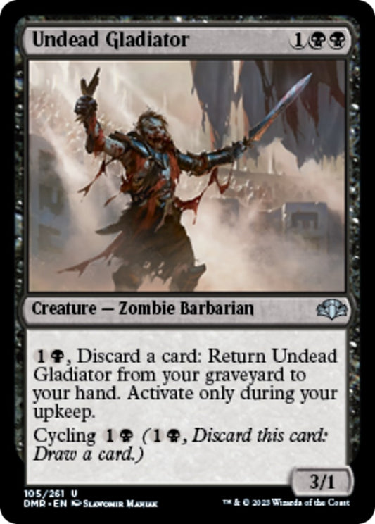 Image for Undead Gladiator (105) (Dominaria Remastered) - Magic: The Gathering