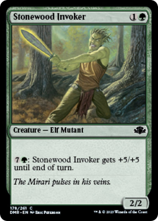 Image for Stonewood Invoker (178) (Dominaria Remastered) - Magic: The Gathering