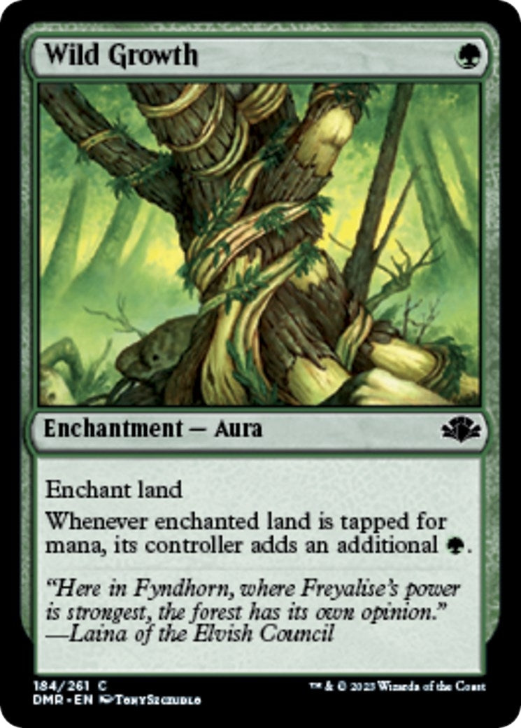 Image for Wild Growth (184) (Dominaria Remastered) - Magic: The Gathering