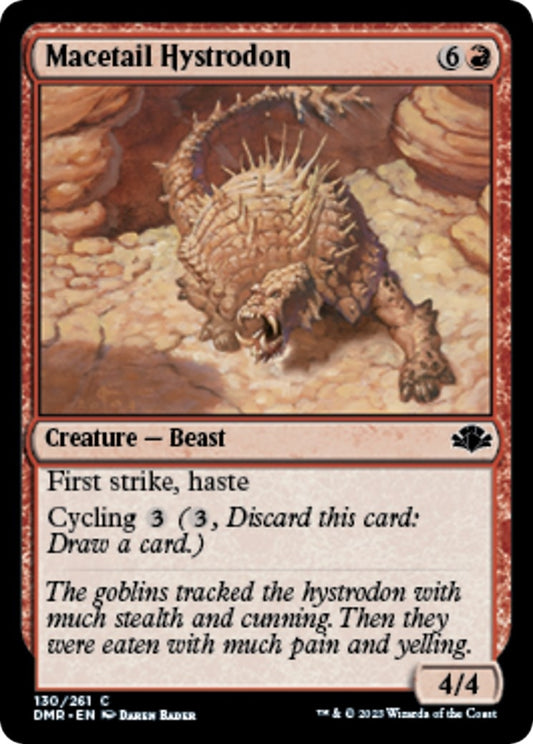 Image for Macetail Hystrodon (130) (Dominaria Remastered) - Magic: The Gathering