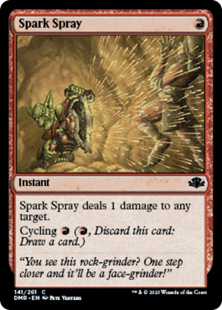 Image for Spark Spray (141) (Dominaria Remastered) - Magic: The Gathering