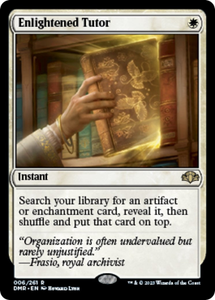 Image for Enlightened Tutor (6) (Dominaria Remastered) - Magic: The Gathering
