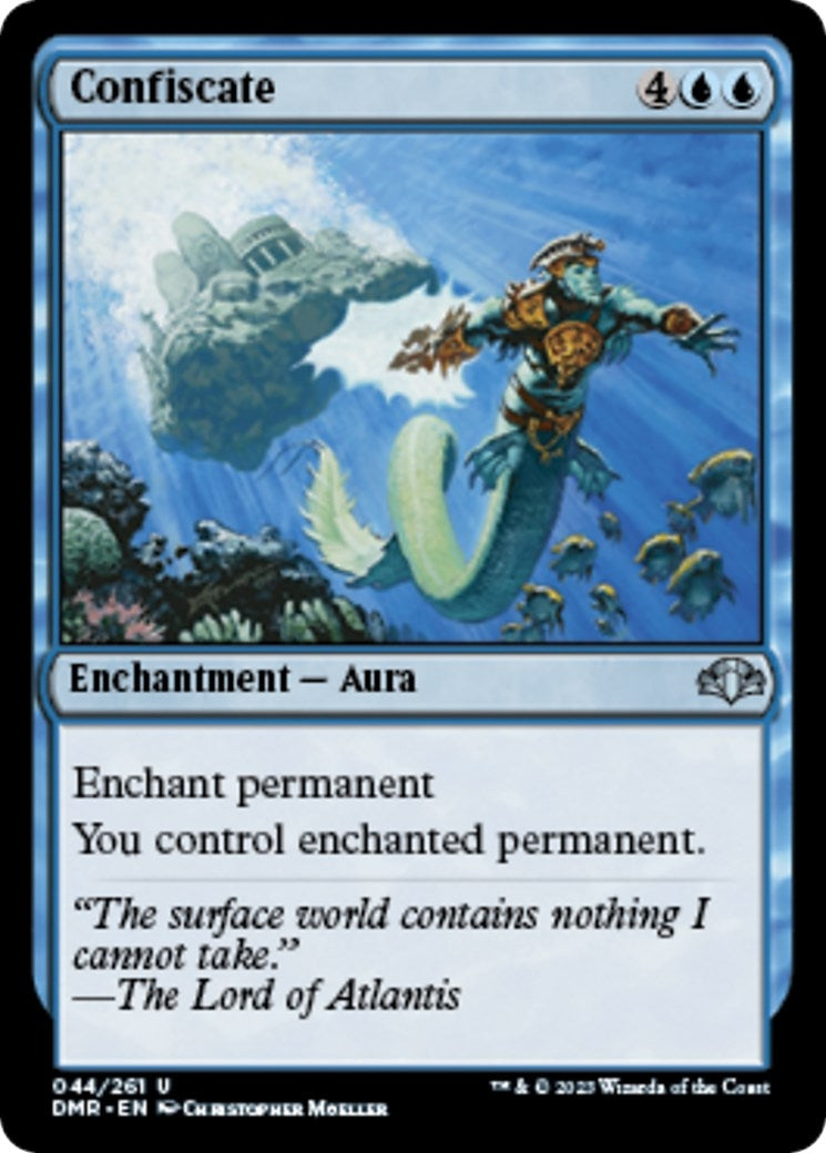 Image for Confiscate (44) (Dominaria Remastered) - Magic: The Gathering