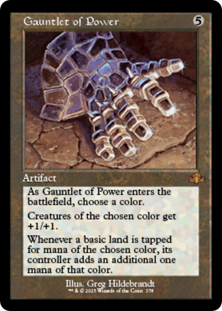 Image for Gauntlet of Power (Retro Frame) (378) (Dominaria Remastered) - Magic: The Gathering