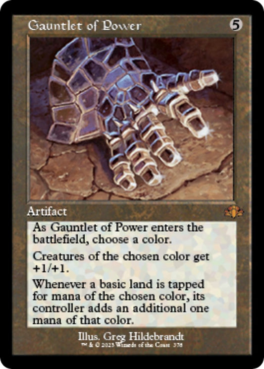 Image for Gauntlet of Power (Retro Frame) (378) (Dominaria Remastered) - Magic: The Gathering