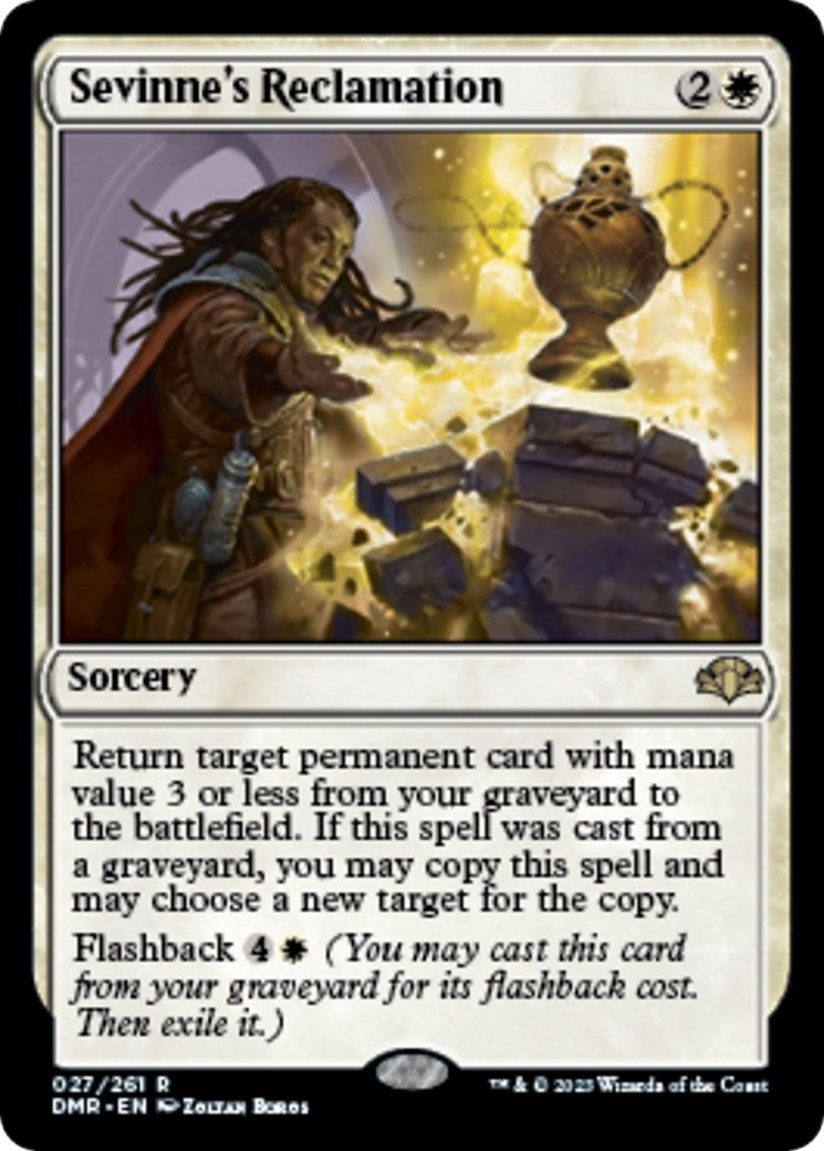 Image for Sevinne's Reclamation (27) (Dominaria Remastered) - Magic: The Gathering