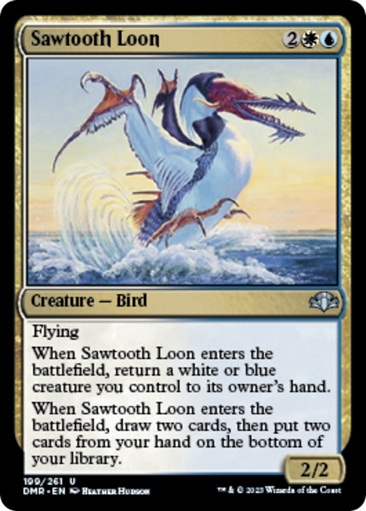 Image for Sawtooth Loon (199) (Dominaria Remastered) - Magic: The Gathering