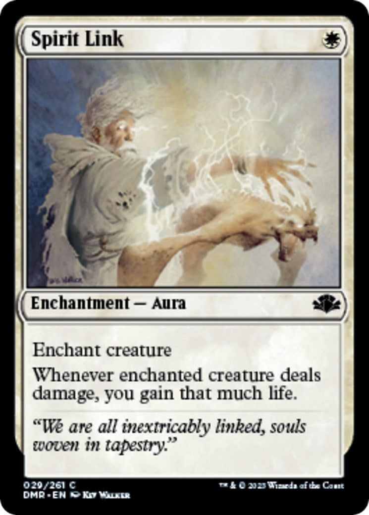 Image for Spirit Link (29) (Dominaria Remastered) - Magic: The Gathering