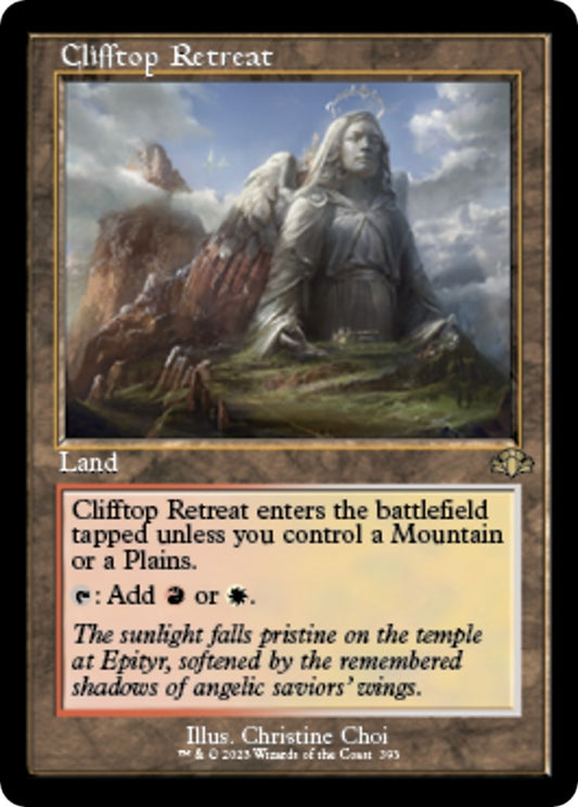 Image for Clifftop Retreat (Retro Frame) (393) (Dominaria Remastered) - Magic: The Gathering