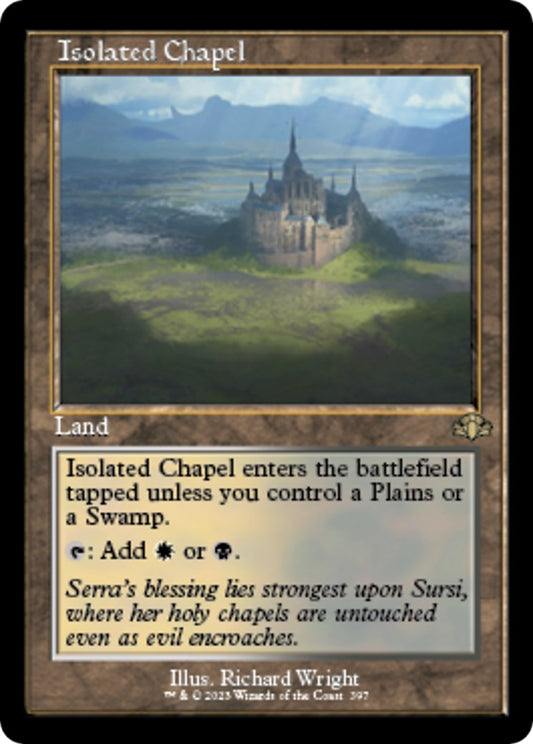 Image for Isolated Chapel (Retro Frame) (397) (Dominaria Remastered) - Magic: The Gathering