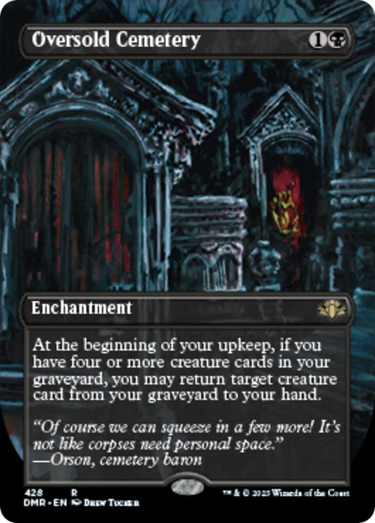 Image for Oversold Cemetery (Borderless) (428) (Dominaria Remastered) - Magic: The Gathering