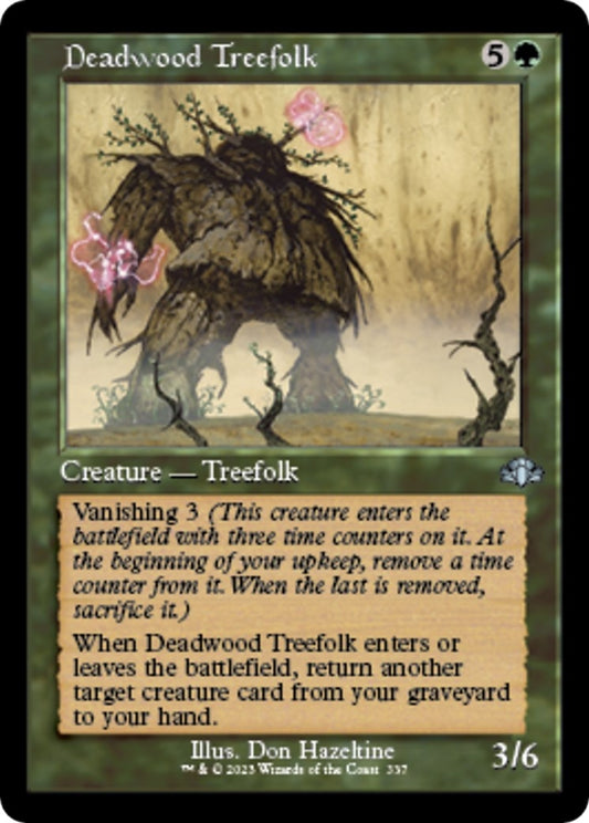 Image for Deadwood Treefolk (Retro Frame) (337) (Dominaria Remastered) - Magic: The Gathering