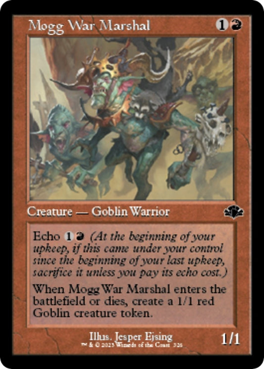 Image for Mogg War Marshal (Retro Frame) (326) (Dominaria Remastered) - Magic: The Gathering