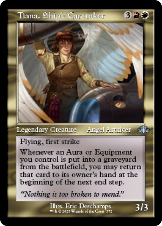 Image for Tiana, Ship's Caretaker (Retro Frame) (372) (Dominaria Remastered) - Magic: The Gathering