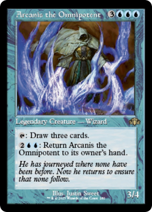 Image for Arcanis the Omnipotent (Retro Frame) (280) (Dominaria Remastered) - Magic: The Gathering