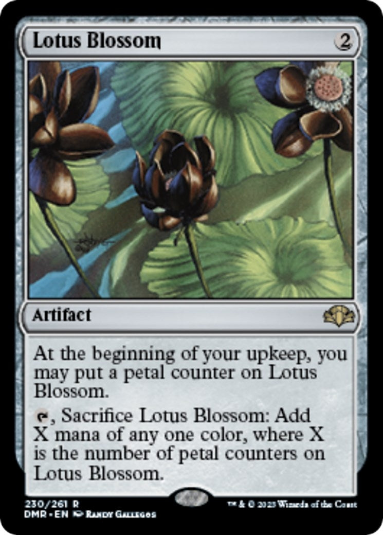 Image for Lotus Blossom (230) (Dominaria Remastered) - Magic: The Gathering