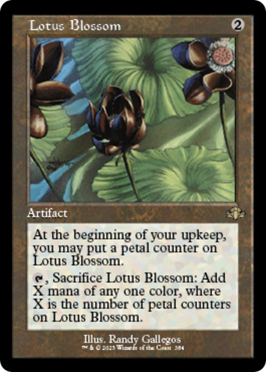 Image for Lotus Blossom (Retro Frame) (384) (Dominaria Remastered) - Magic: The Gathering