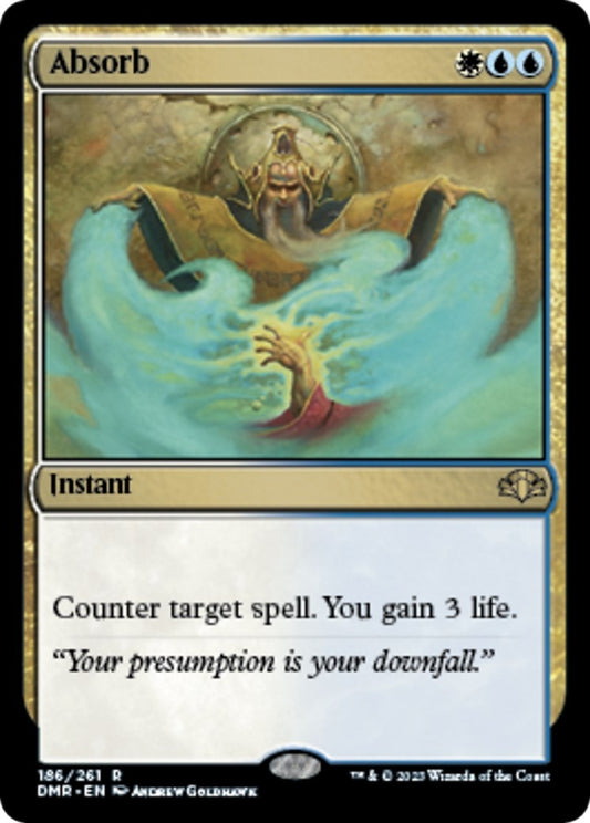 Image for Absorb (186) (Dominaria Remastered) - Magic: The Gathering