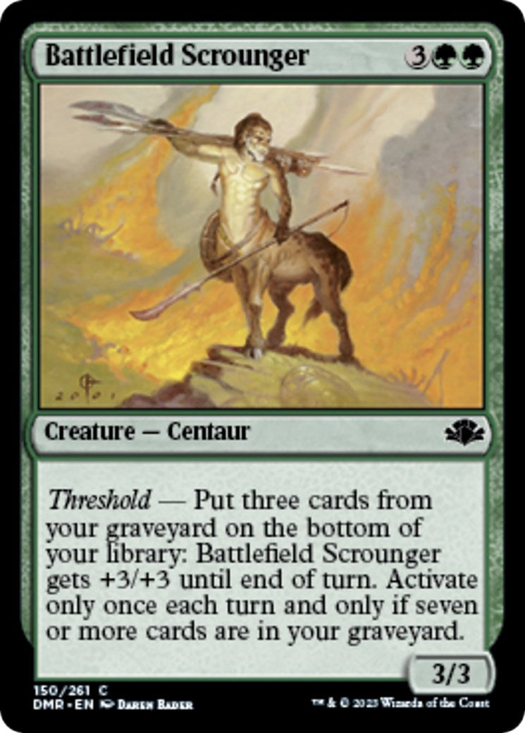 Image for Battlefield Scrounger (150) (Dominaria Remastered) - Magic: The Gathering