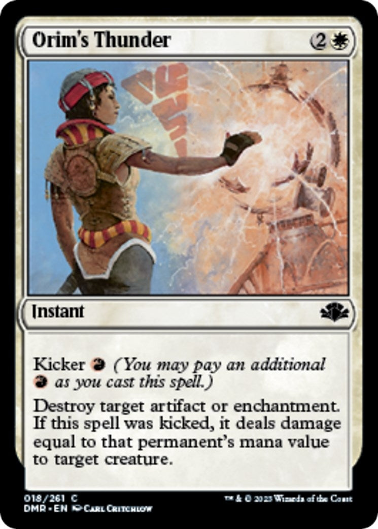 Image for Orim's Thunder (18) (Dominaria Remastered) - Magic: The Gathering
