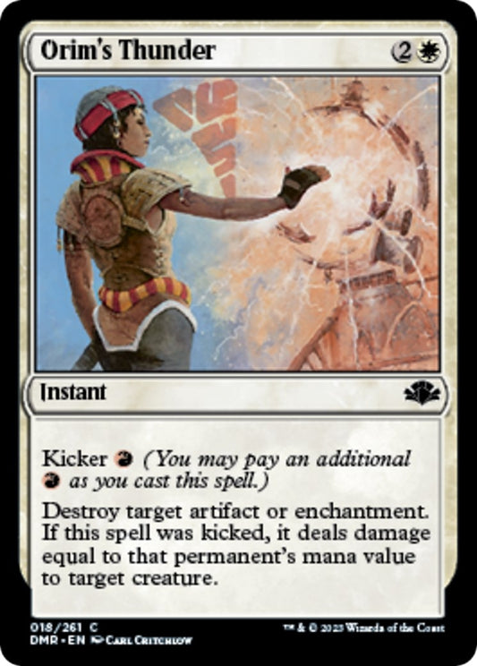 Image for Orim's Thunder (18) (Dominaria Remastered) - Magic: The Gathering
