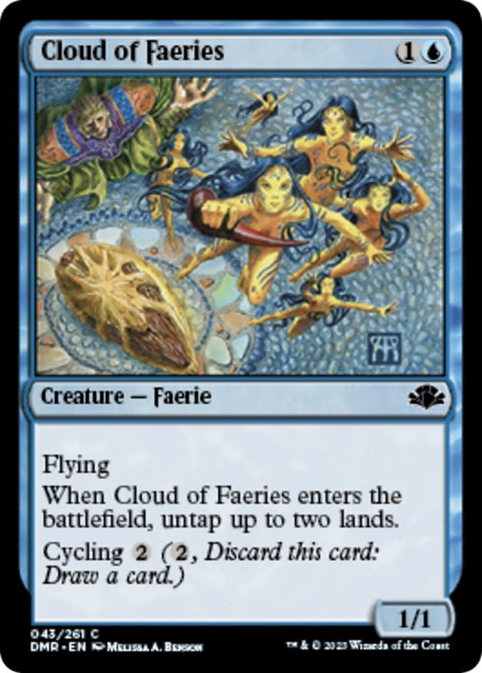 Image for Cloud of Faeries (43) (Dominaria Remastered) - Magic: The Gathering
