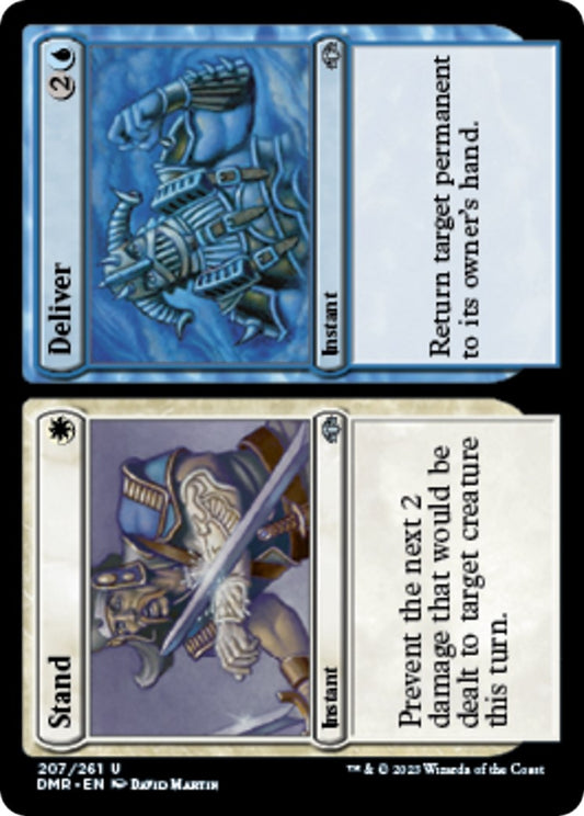 Image for Stand // Deliver (207) (Dominaria Remastered) - Magic: The Gathering