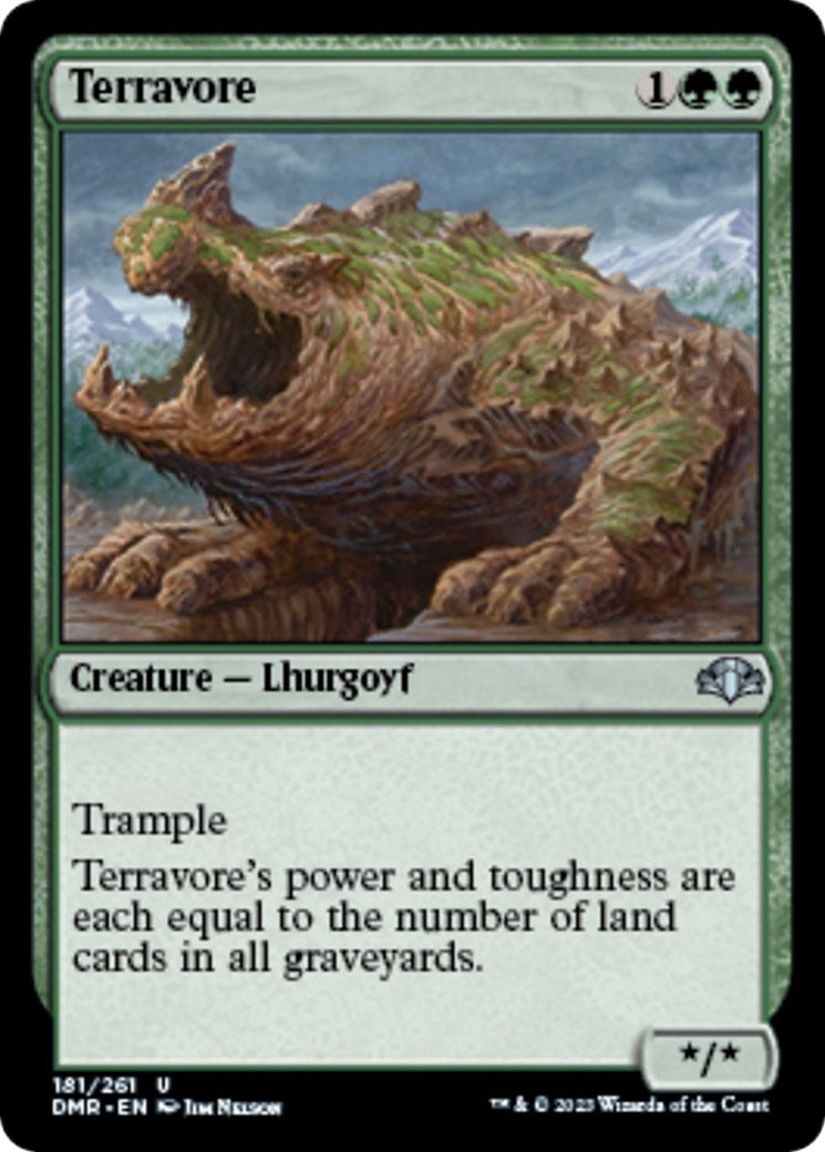 Image for Terravore (181) (Dominaria Remastered) - Magic: The Gathering