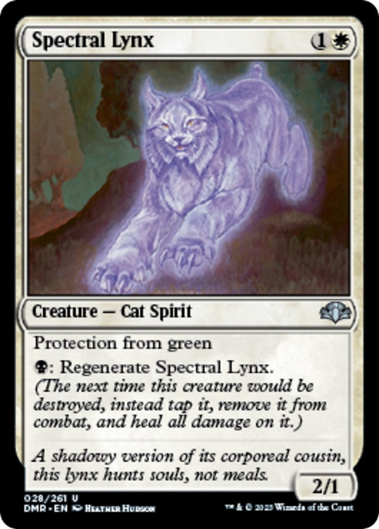 Image for Spectral Lynx (28) (Dominaria Remastered) - Magic: The Gathering
