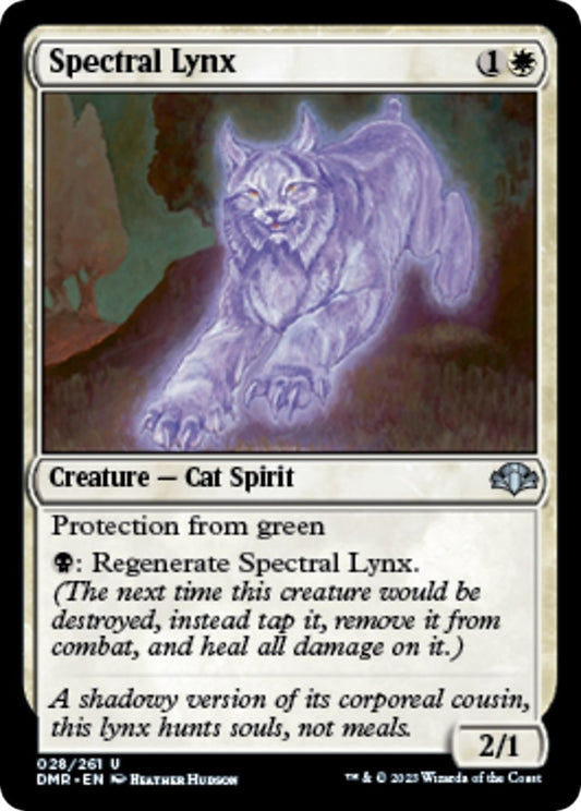 Image for Spectral Lynx (28) (Dominaria Remastered) - Magic: The Gathering