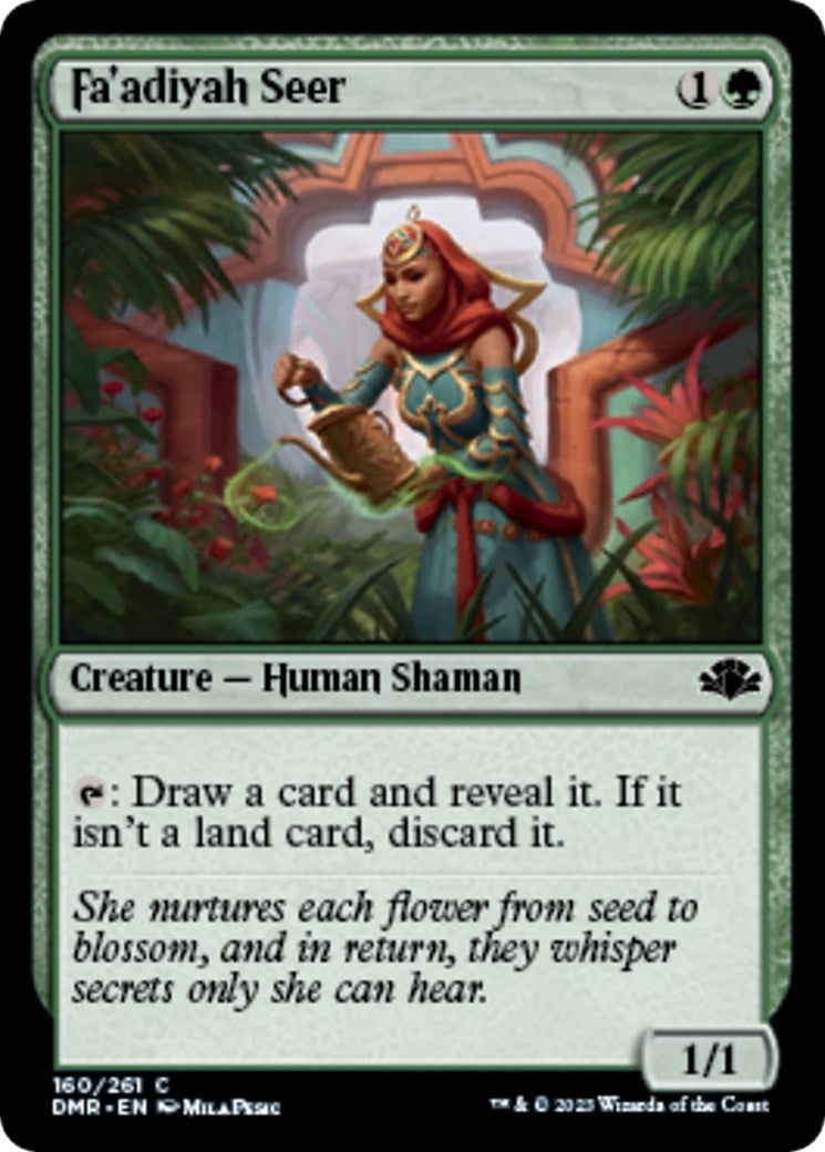 Image for Fa'adiyah Seer (160) (Dominaria Remastered) - Magic: The Gathering