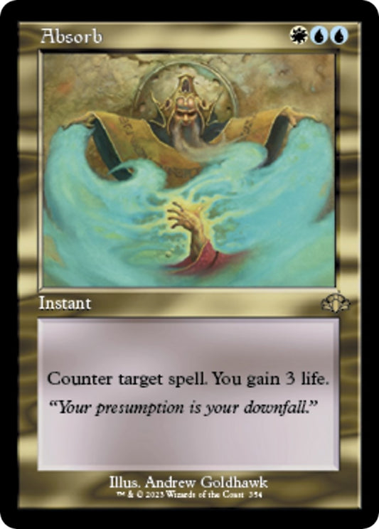 Image for Absorb (Retro Frame) (354) (Dominaria Remastered) - Magic: The Gathering