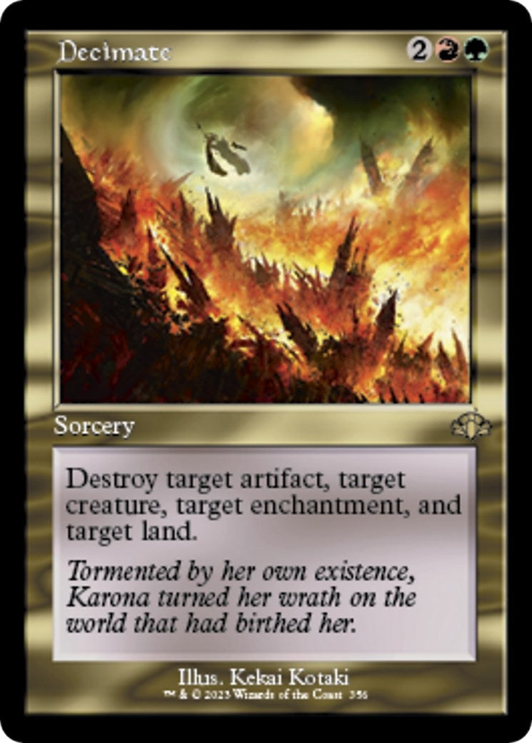 Image for Decimate (Retro Frame) (356) (Dominaria Remastered) - Magic: The Gathering