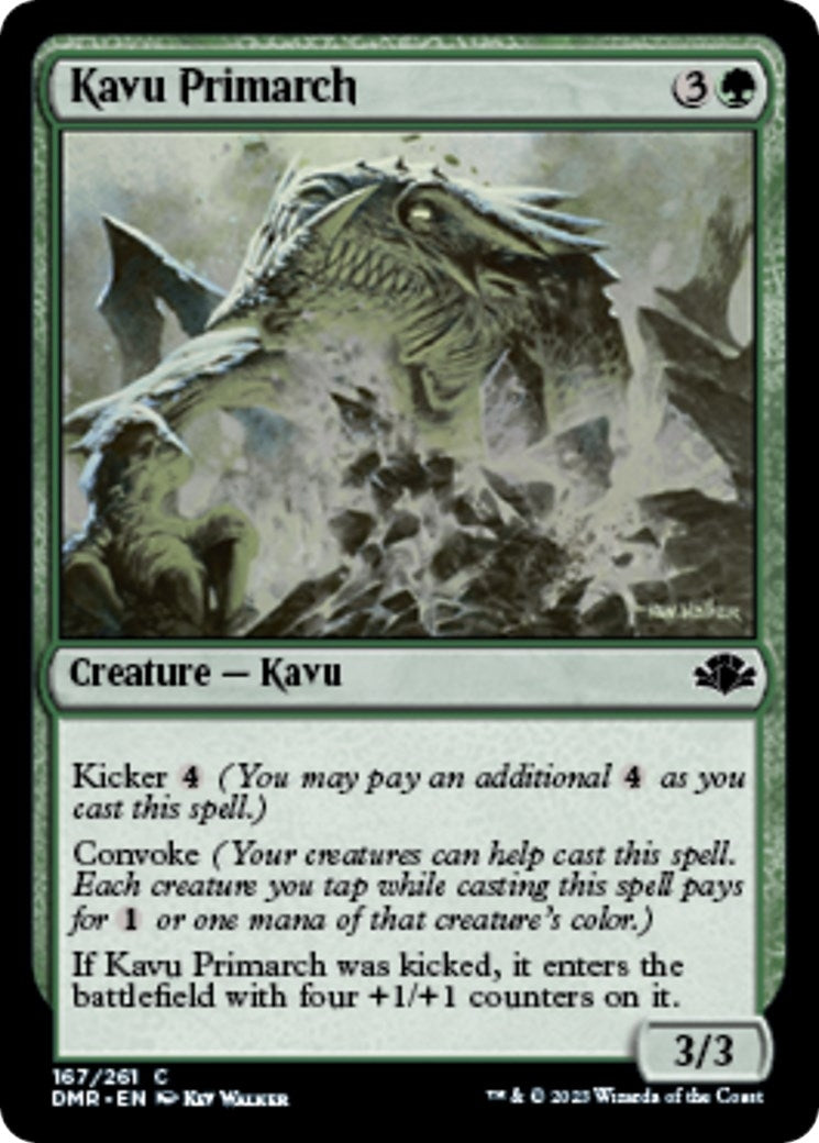 Image for Kavu Primarch (167) (Dominaria Remastered) - Magic: The Gathering