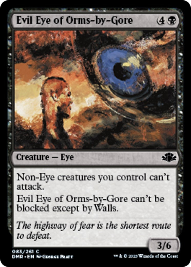 Image for Evil Eye of Orms-by-Gore (83) (Dominaria Remastered) - Magic: The Gathering