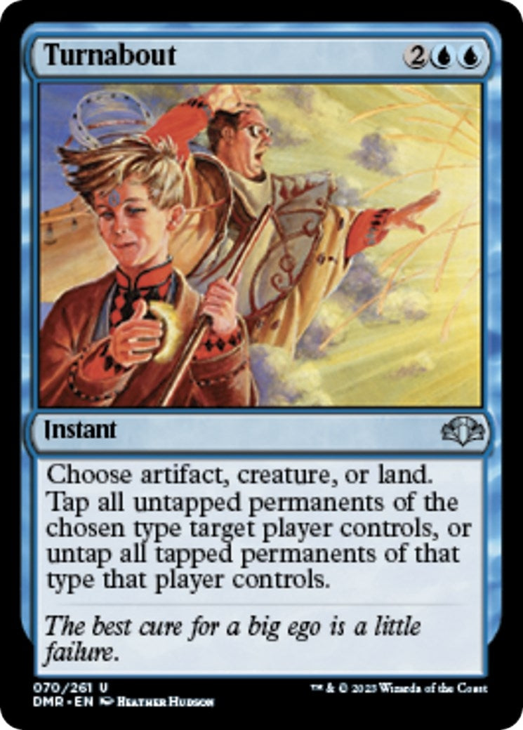 Image for Turnabout (70) (Dominaria Remastered) - Magic: The Gathering