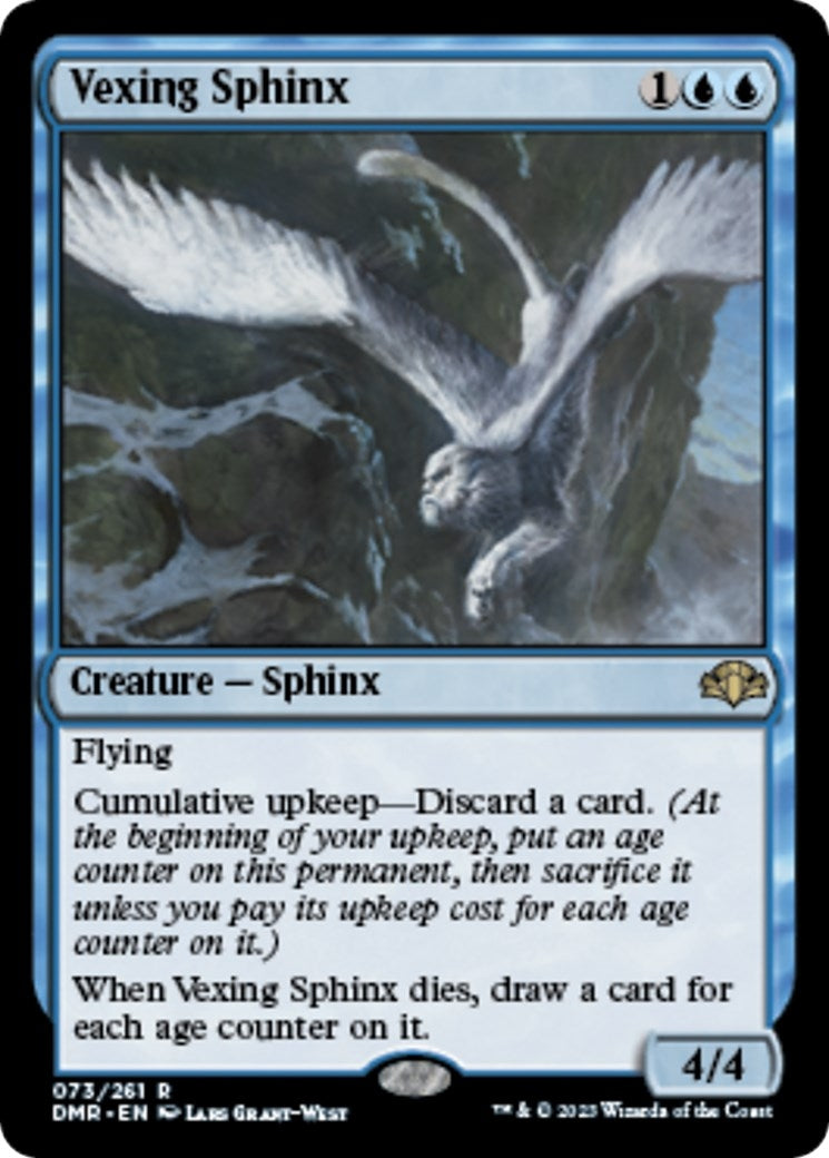 Image for Vexing Sphinx (73) (Dominaria Remastered) - Magic: The Gathering