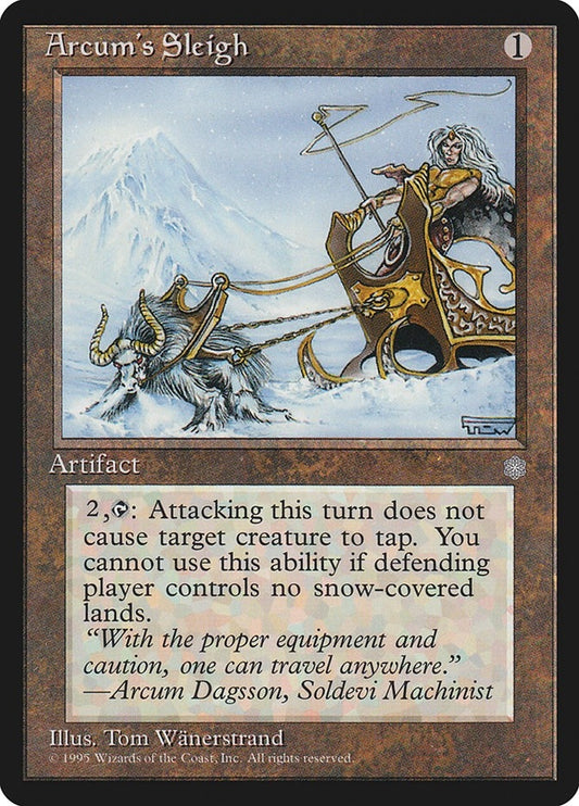 Image for Arcum's Sleigh (Ice Age) - Magic: The Gathering