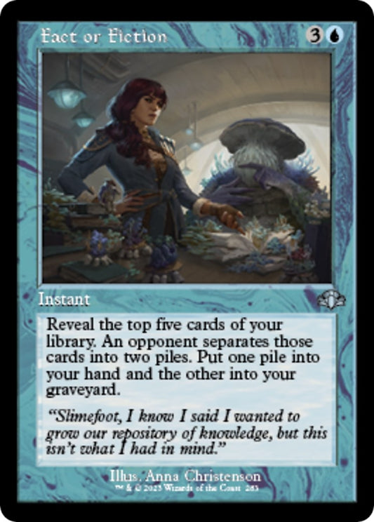 Image for Fact or Fiction (Retro Frame) (283) (Dominaria Remastered) - Magic: The Gathering