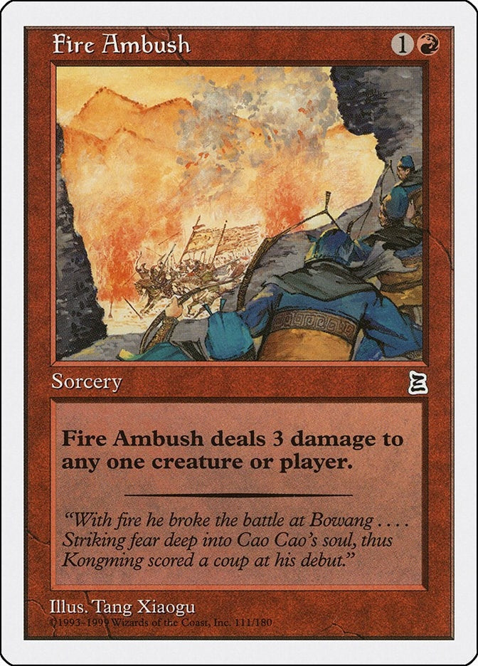 Image for Fire Ambush (111) (Portal Three Kingdoms) - Magic: The Gathering