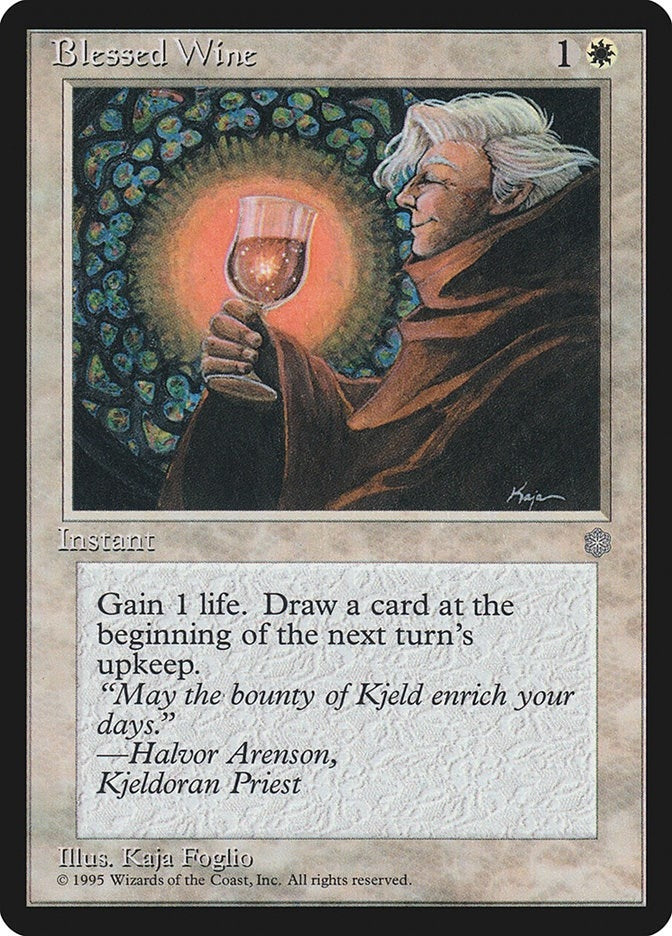 Image for Blessed Wine (Ice Age) - Magic: The Gathering