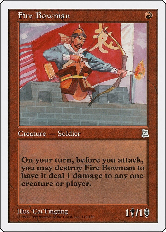 Image for Fire Bowman (112) (Portal Three Kingdoms) - Magic: The Gathering