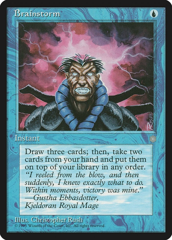 Image for Brainstorm (61) (Ice Age) - Magic: The Gathering