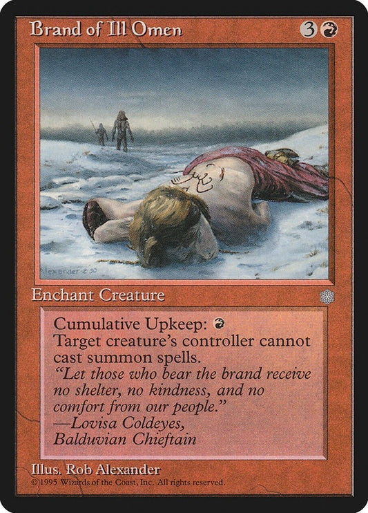 Image for Brand of Ill Omen (Ice Age) - Magic: The Gathering