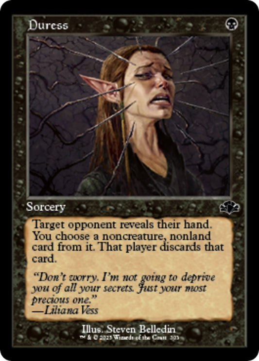 Image for Duress (Retro Frame) (303) (Dominaria Remastered) - Magic: The Gathering