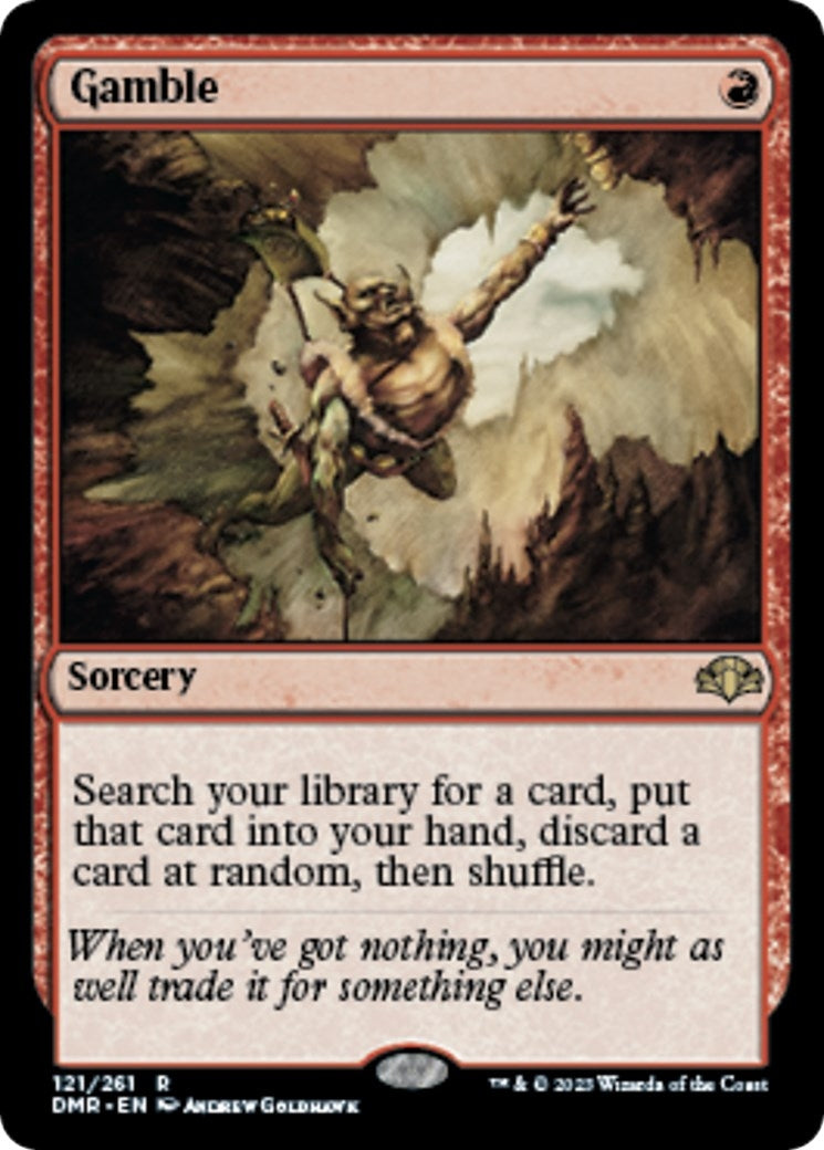 Image for Gamble (121) (Dominaria Remastered) - Magic: The Gathering