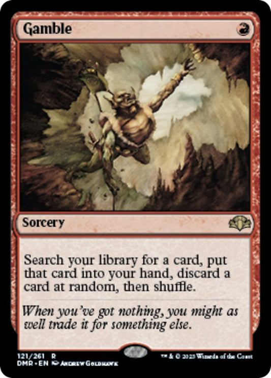 Image for Gamble (121) (Dominaria Remastered) - Magic: The Gathering