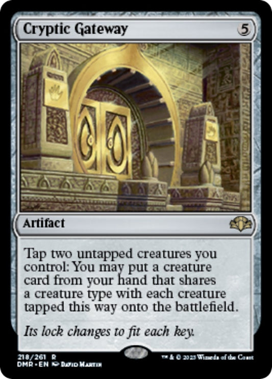 Image for Cryptic Gateway (218) (Dominaria Remastered) - Magic: The Gathering